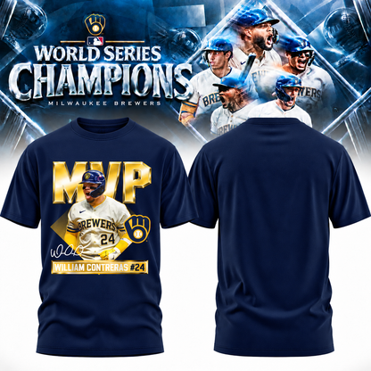 MIL World Series Champions One Side T-Shirt - Printed V24