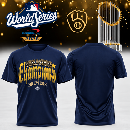 MIL World Series Champions One Side T-Shirt - Printed V36