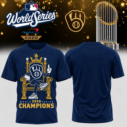 MIL World Series Champions One Side T-Shirt - Printed V29