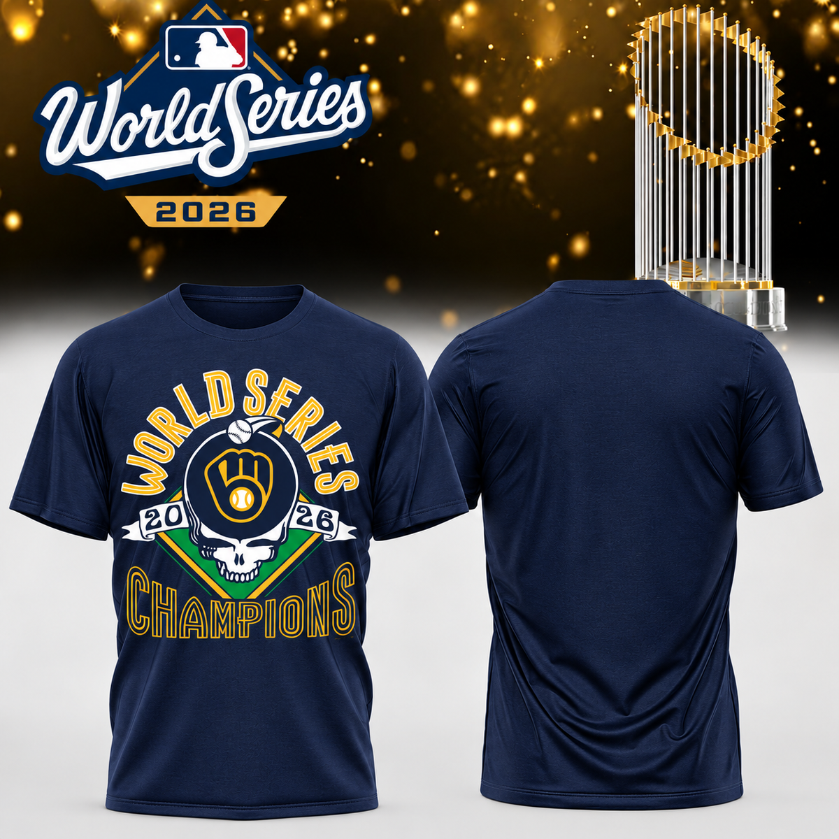 MIL World Series Champions Two Sides T-Shirt - Printed V30