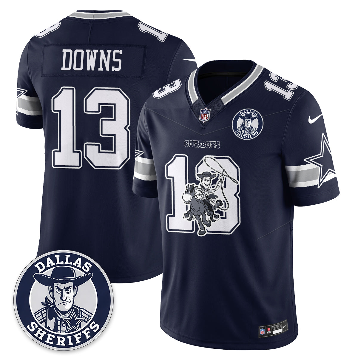DAL x Toy Cowboy Edition Vapor Jersey - Stitched