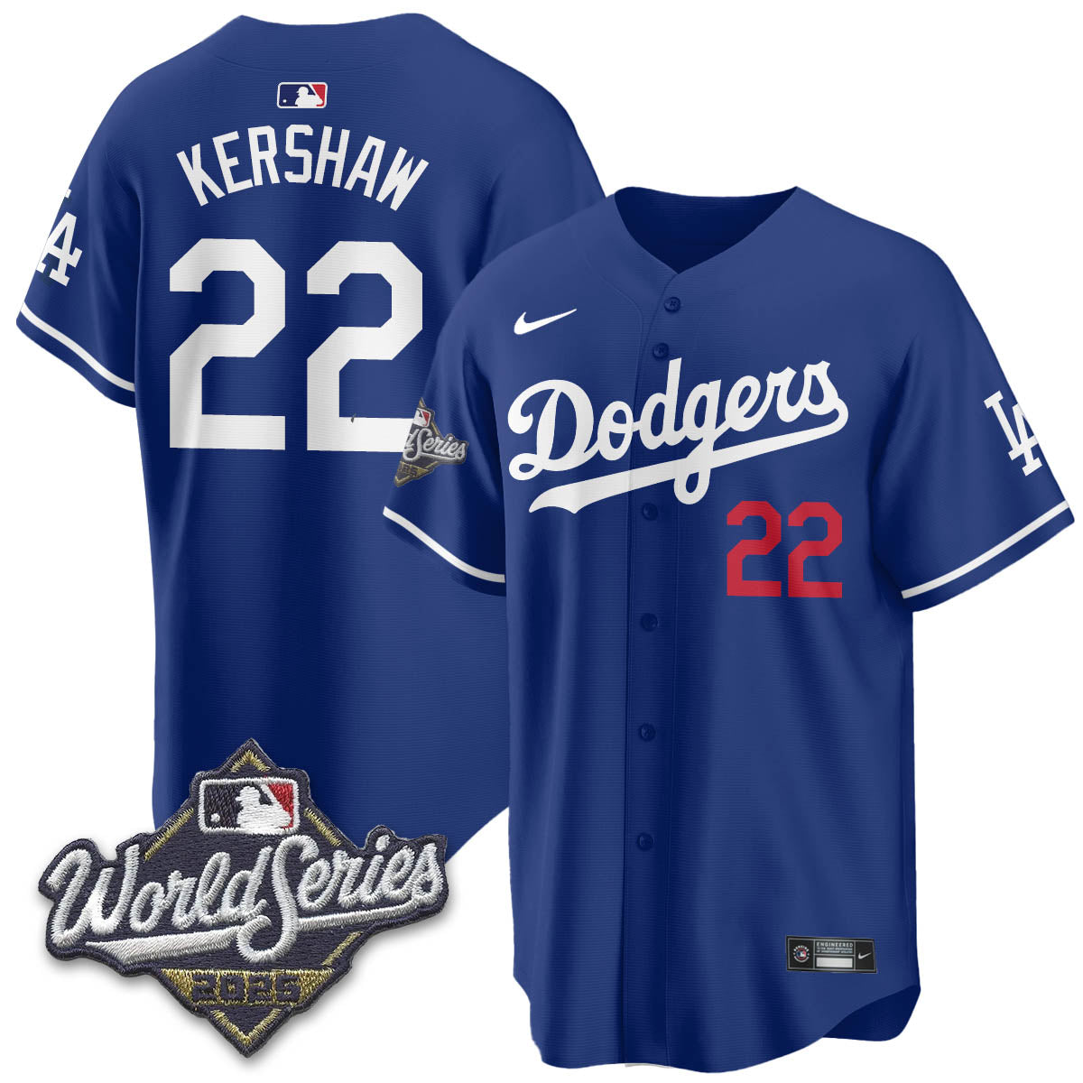 LAD 2025 World Series Jersey - All Stitched