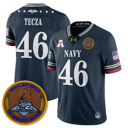 Navy MID Honoring the 250th Anniversary of the United States Navy Jersey - All Stitched
