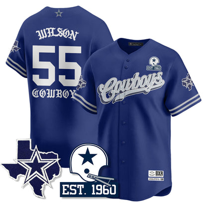 DAL Born x Raised Baseball Jersey - All Stitched