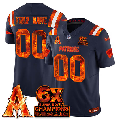 NE x Avatar 3 Fire and Ash Jersey - Stitched