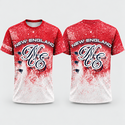 NE Jumbo Print 3D T-Shirt - Printed