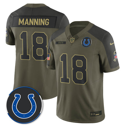 IND 2025 Salute to Service Limited Jersey - All Stitched