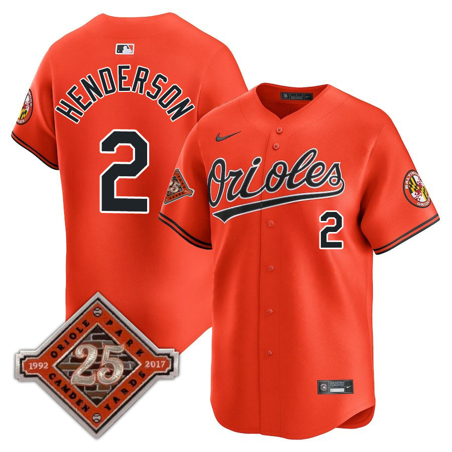 Baltimore Orioles Limited Jersey - 2017 Patch - All Stitched