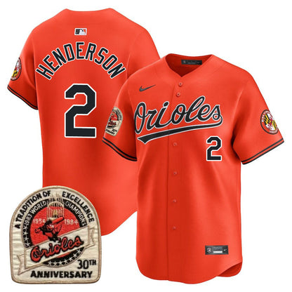 Baltimore Orioles Limited Jersey - 1984 Patch - All Stitched