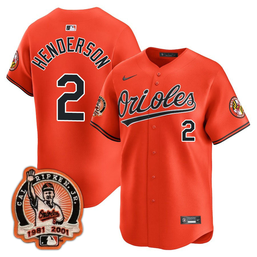 Baltimore Orioles Limited Jersey - 2001 Patch - All Stitched