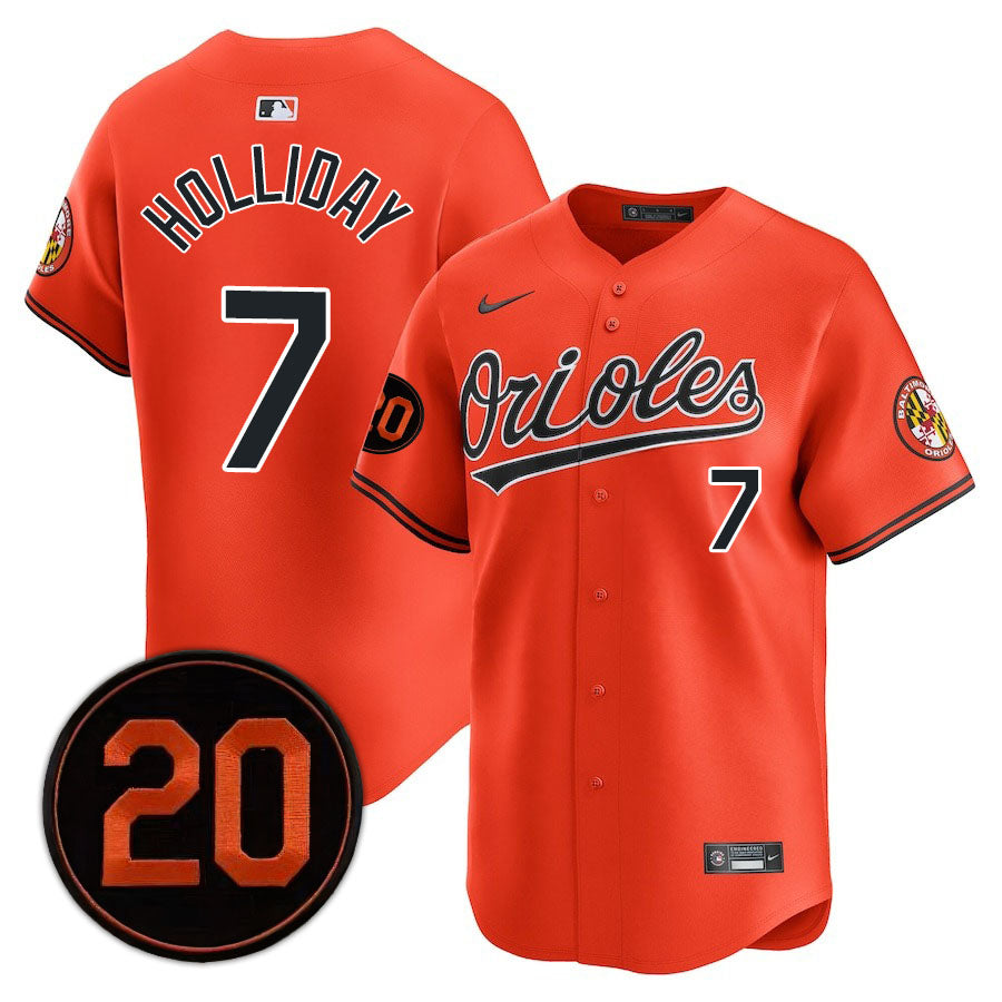 Baltimore Orioles Limited Jersey - 2019 Patch - All Stitched