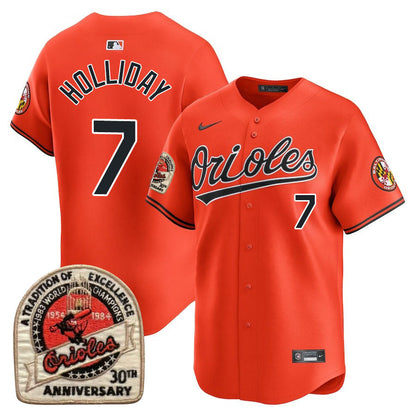 Baltimore Orioles Limited Jersey - 1984 Patch - All Stitched