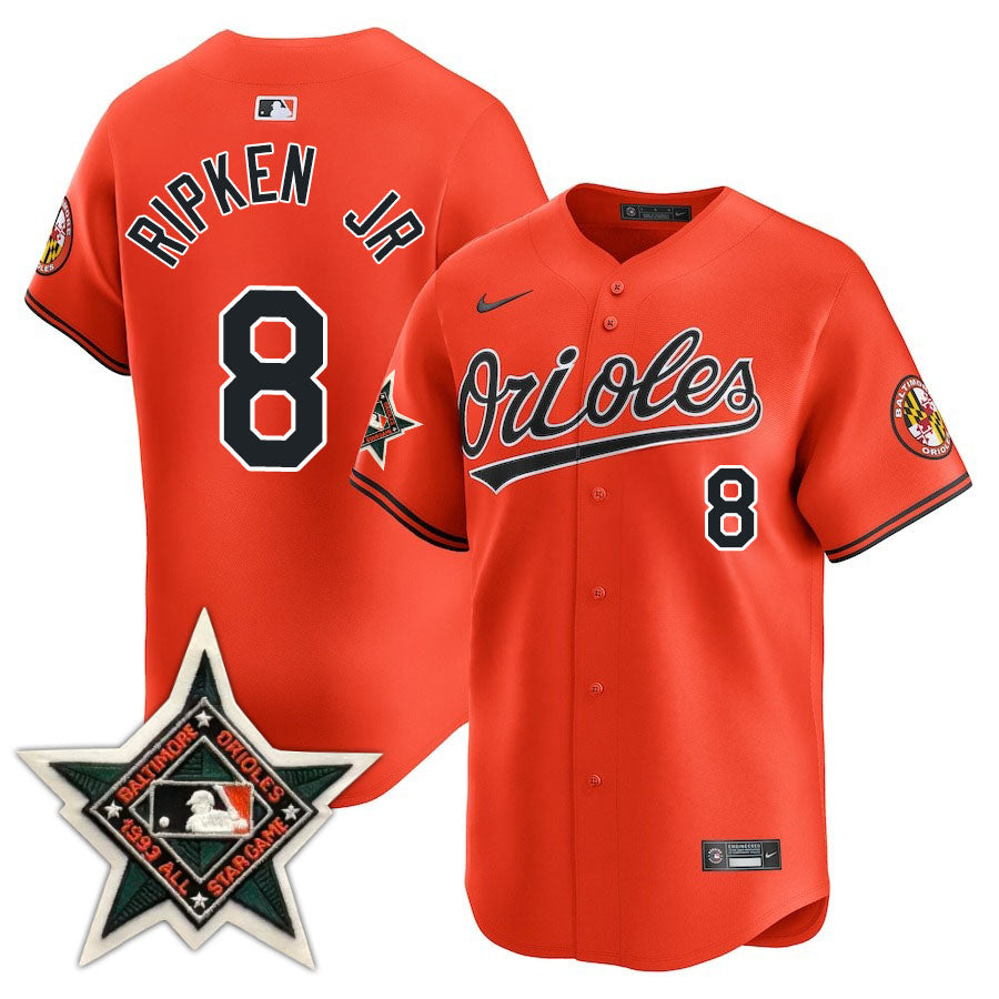 Baltimore Orioles Limited Jersey - 1993 Patch - All Stitched