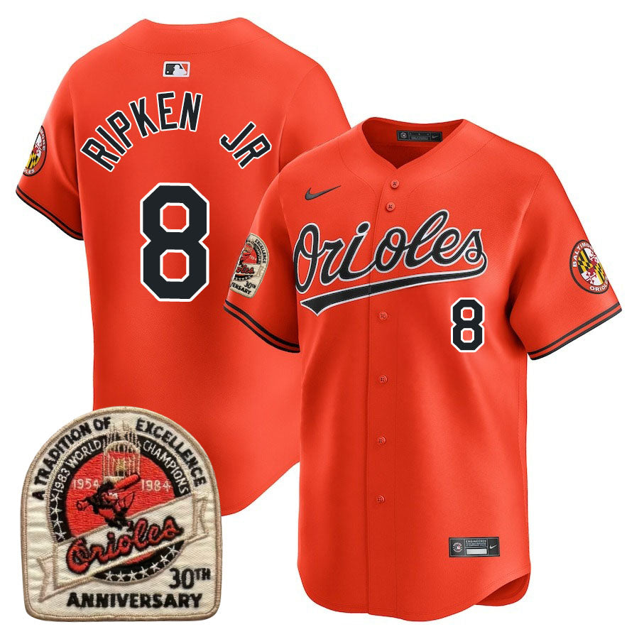 Baltimore Orioles Limited Jersey - 1984 Patch - All Stitched