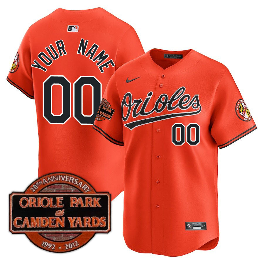 Baltimore Orioles Limited Custom Jersey -  Amazing Patch - All Stitched
