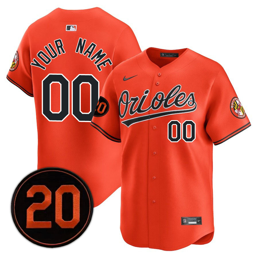 Baltimore Orioles Limited Custom Jersey -  Amazing Patch - All Stitched