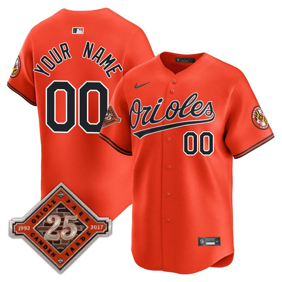 Baltimore Orioles Limited Custom Jersey -  Amazing Patch - All Stitched