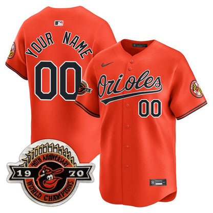 Baltimore Orioles Limited Custom Jersey -  Amazing Patch - All Stitched