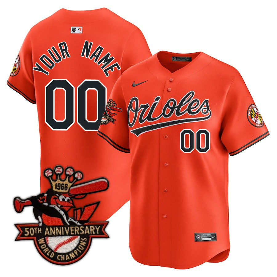Baltimore Orioles Limited Custom Jersey -  Amazing Patch - All Stitched