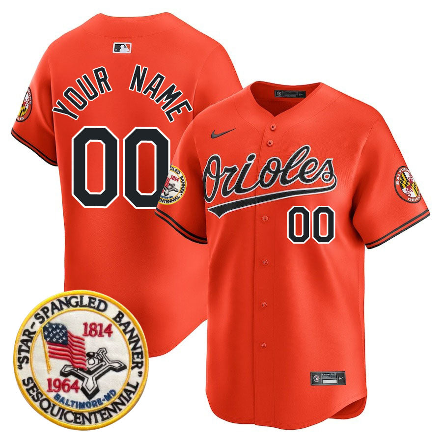Baltimore Orioles Limited Custom Jersey -  Amazing Patch - All Stitched