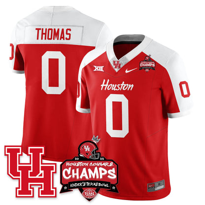 HCG Football 2025 Kinder's Texas Bowl Champions Jersey - All Stitched