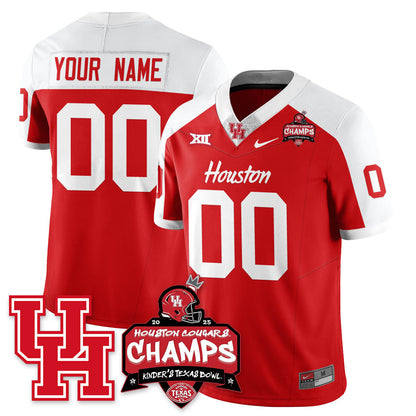 HCG Football 2025 Kinder's Texas Bowl Champions Custom Jersey - All Stitched