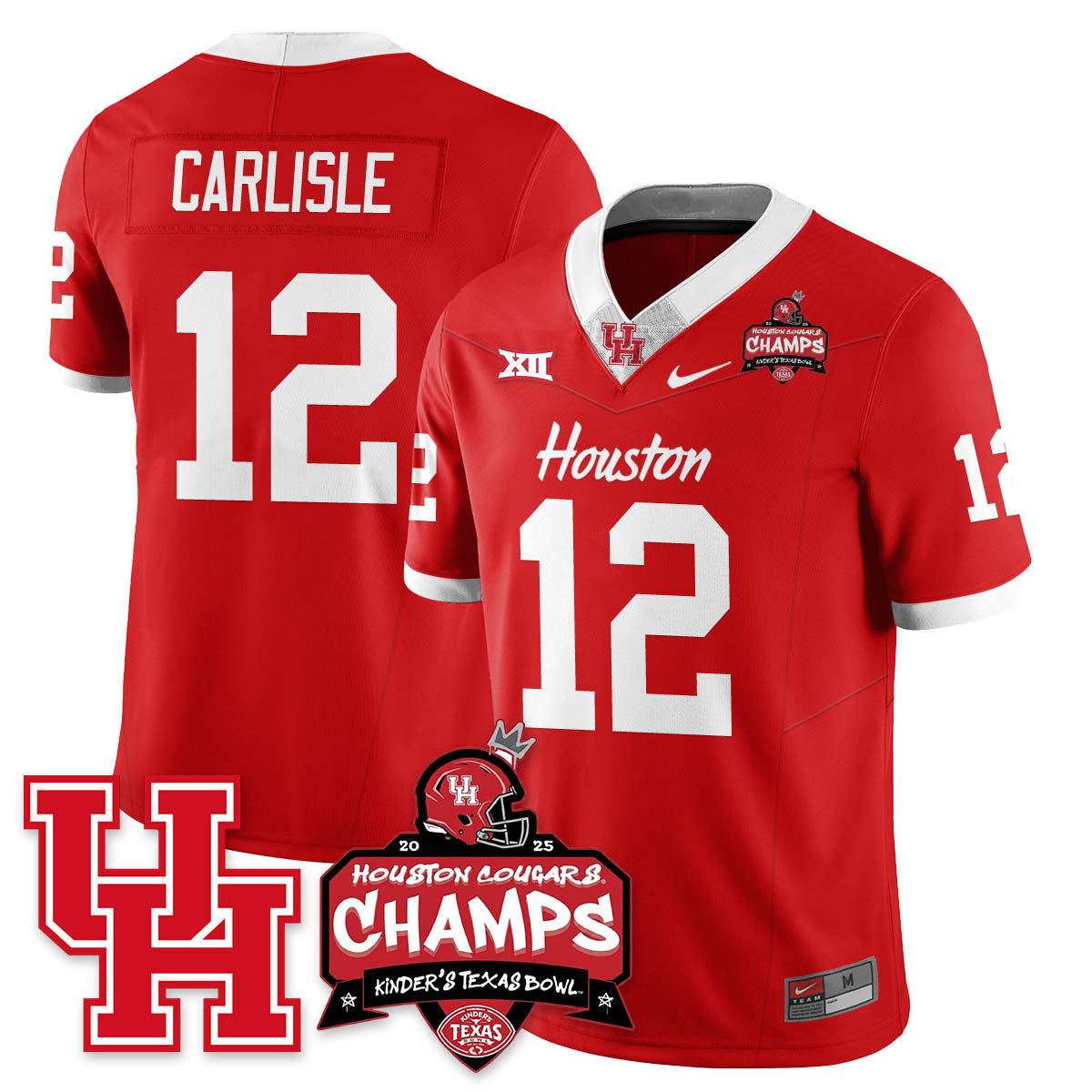 HCG Football 2025 Kinder's Texas Bowl Champions Jersey - All Stitched