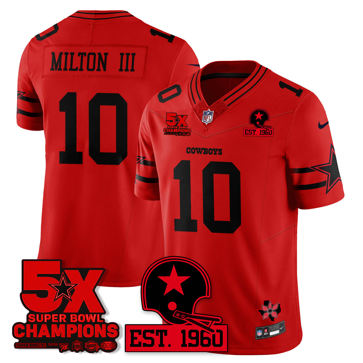 DAL 'Stranger Things Edition' Vapor Limited Jersey n1 - All Stitched
