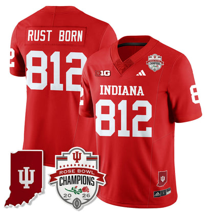 Indiana H Vapor Limited Football Jersey - Rose Bowl Champions - All Stitched