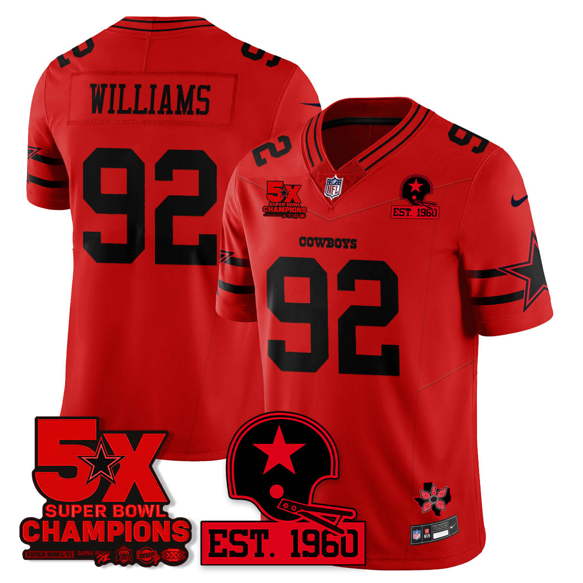DAL 'Stranger Things Edition' Vapor Limited Jersey n1 - All Stitched