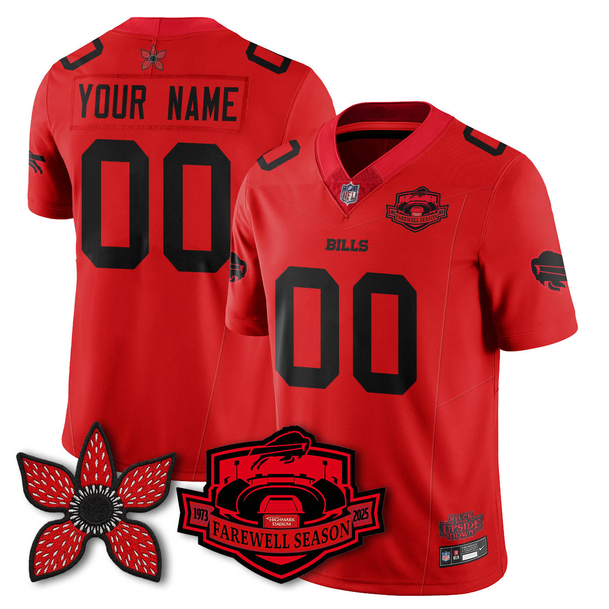 BUF 'Stranger Things Edition' Vapor Limited Jersey - All Stitched