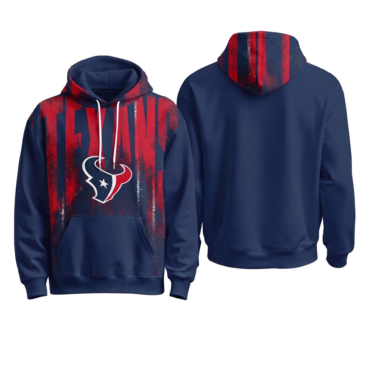 HOU Bold Lettering 2026 Fleece Hoodie - Printed