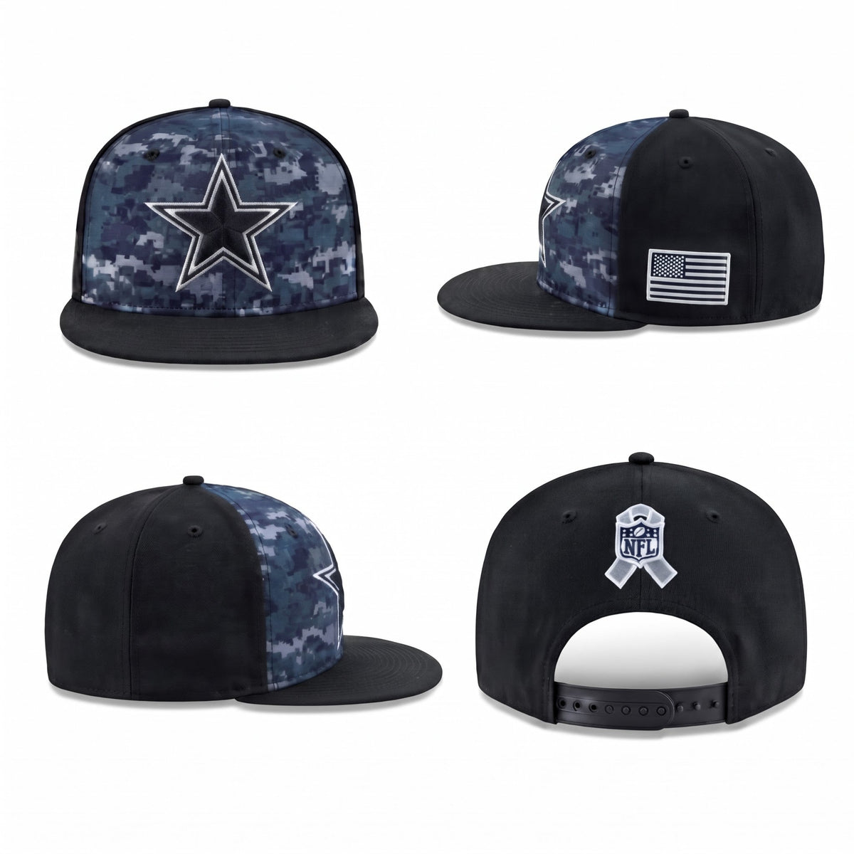 DAL Salute To Service 2026 Edition Snapback Cap - Printed