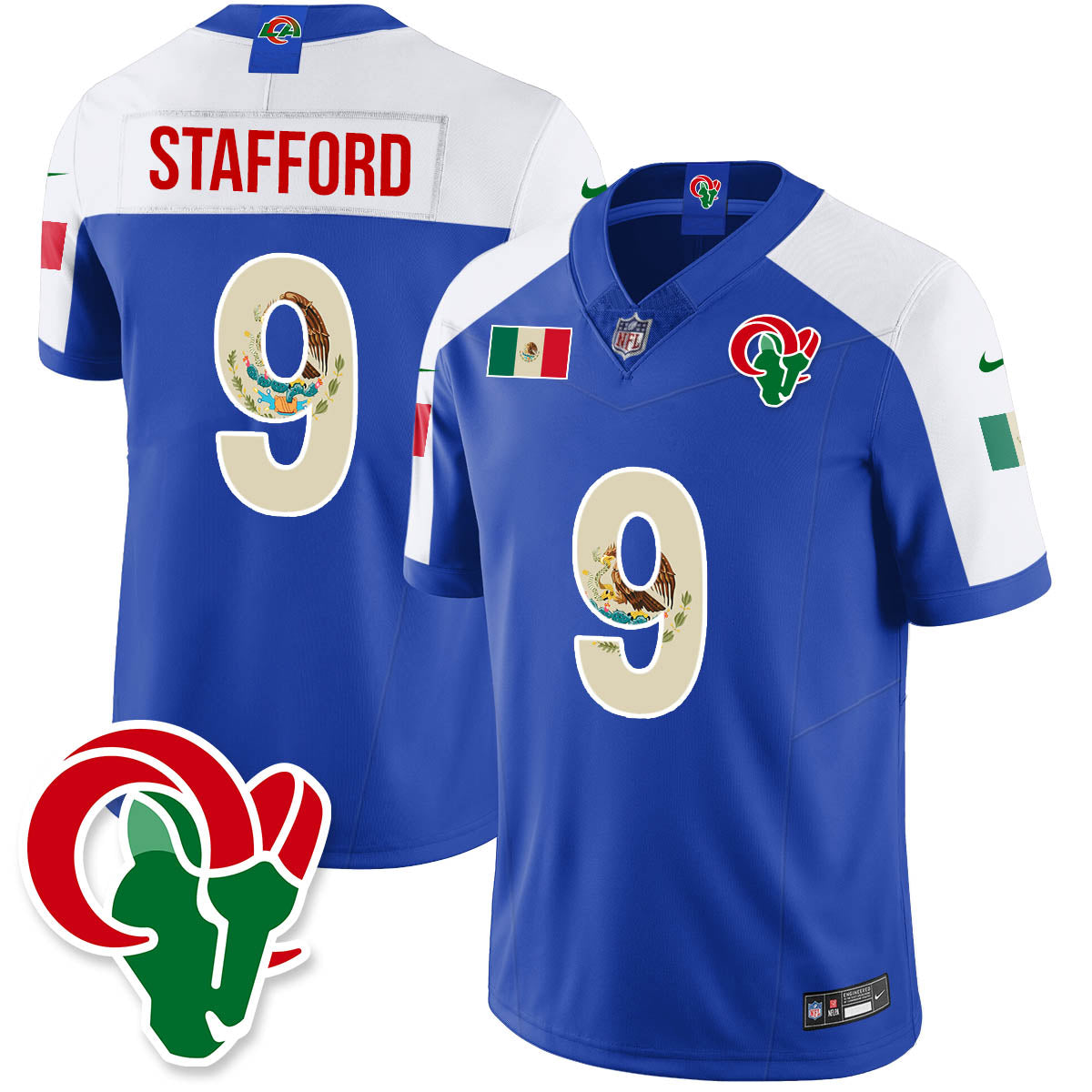 LAR Mexico Vapor Limited Jersey - All Stitched