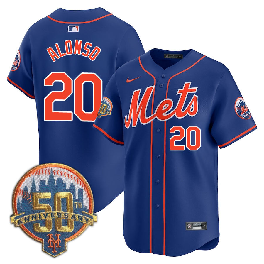 New York Mets Limited Jersey - 2012 Patch - All Stitched