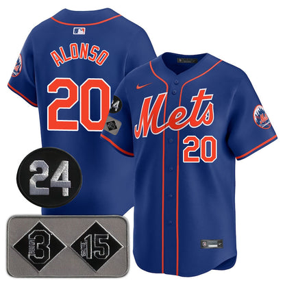New York Mets Limited Jersey - 2024 Patch - All Stitched