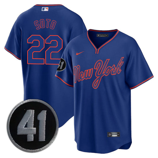 New York Mets Limited Jersey - 2020 Patch - All Stitched
