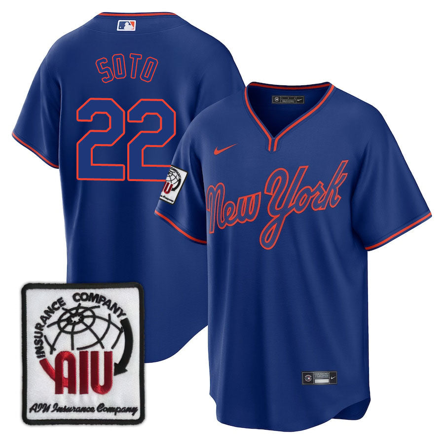 New York Mets Limited Jersey - 2000 Patch - All Stitched