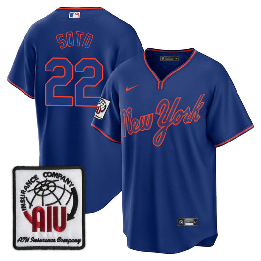 New York Mets Limited Jersey - 2000 Patch - All Stitched