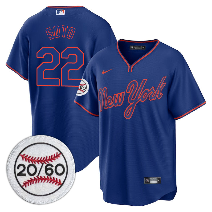 New York Mets Limited Jersey - 2001 Patch - All Stitched