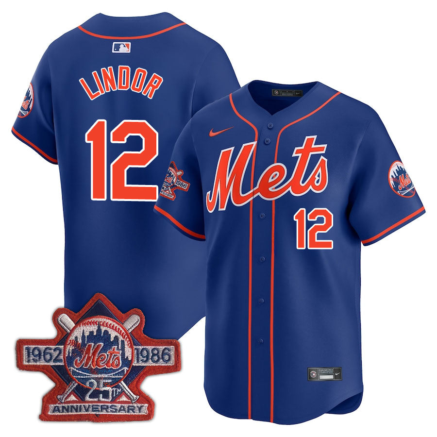 New York Mets Limited Jersey - 1986 Patch - All Stitched