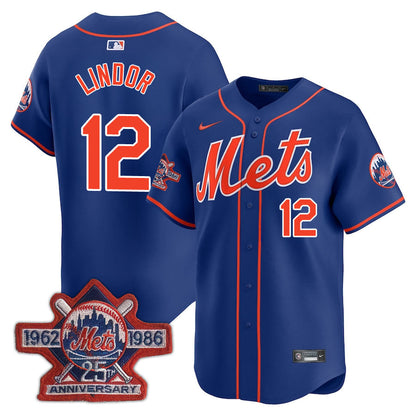 New York Mets Limited Jersey - 1986 Patch - All Stitched