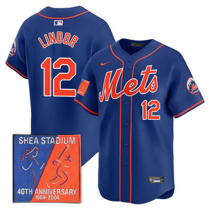 New York Mets Limited Jersey - 2004 Patch - All Stitched