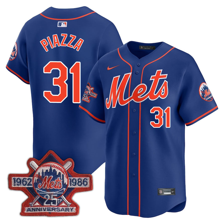 New York Mets Limited Jersey - 1986 Patch - All Stitched