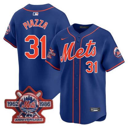 New York Mets Limited Jersey - 1986 Patch - All Stitched