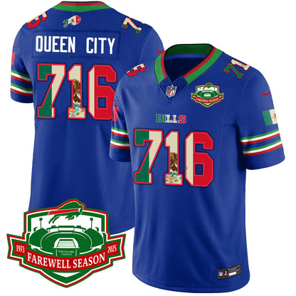 BUF Mexico Vapor Limited Jersey - All Stitched