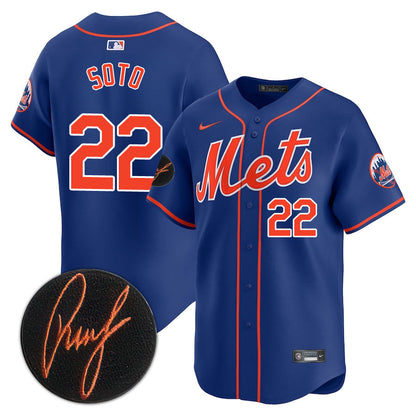 New York Mets Limited Jersey - 2018 Patch - All Stitched