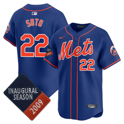 New York Mets Limited Jersey - 2009 Patch - All Stitched
