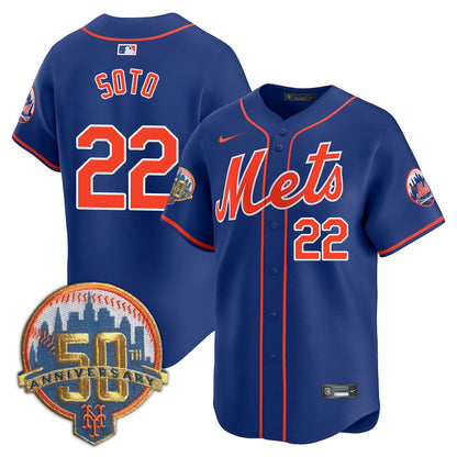 New York Mets Limited Jersey - 2012 Patch - All Stitched