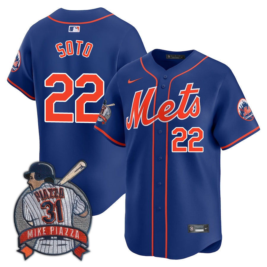 New York Mets Limited Jersey - 2016 Patch - All Stitched